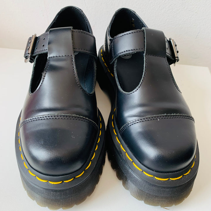 Doc Martens Bethan Black Polishes Smooth Mary Jane Size 6 Women’s
