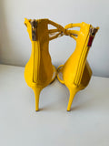 RAYE Yellow Patent Strappy Sandal Pump Size 10