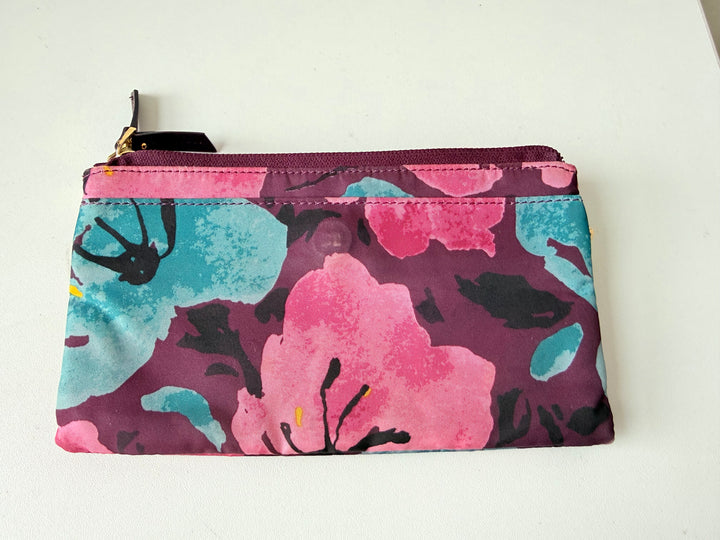 Tumi Voyager Dual Zip Floral Wristlet