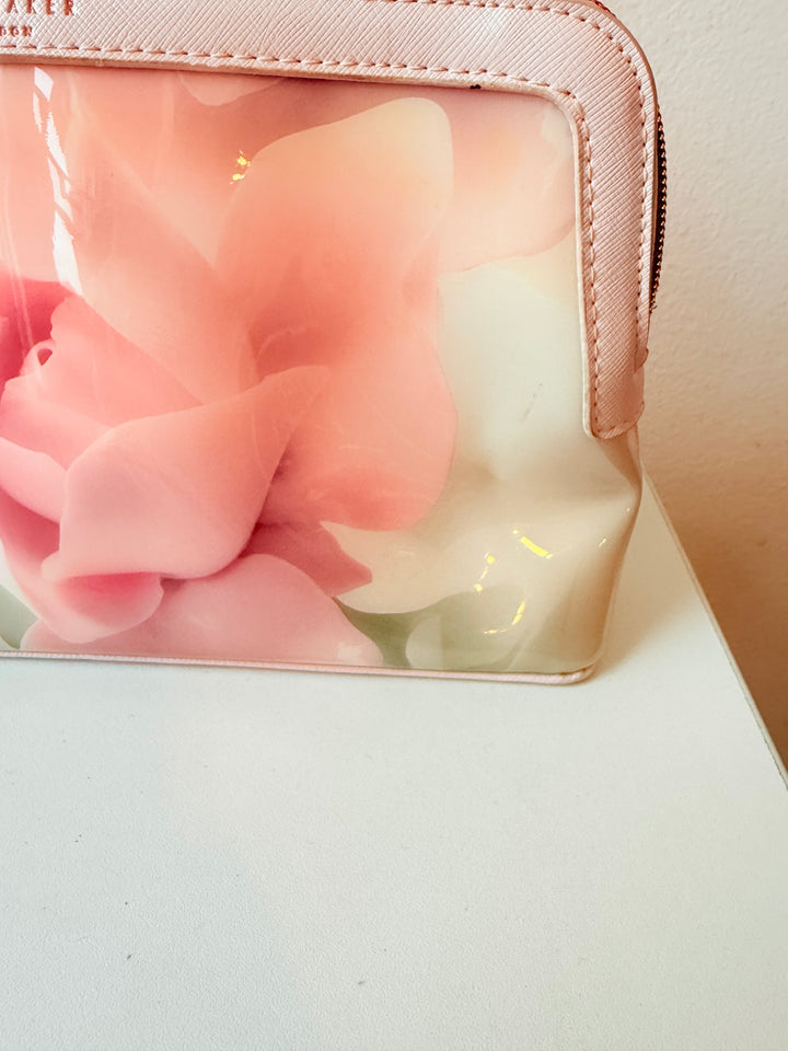 Ted Baker Porcelain Rose Floral Print Make Up Bag