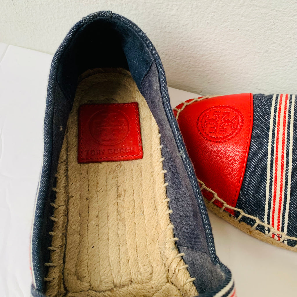 Tory burch sales cap toe espadrille