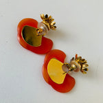 Lele Sadoughi Amber Island Pierced Earrings