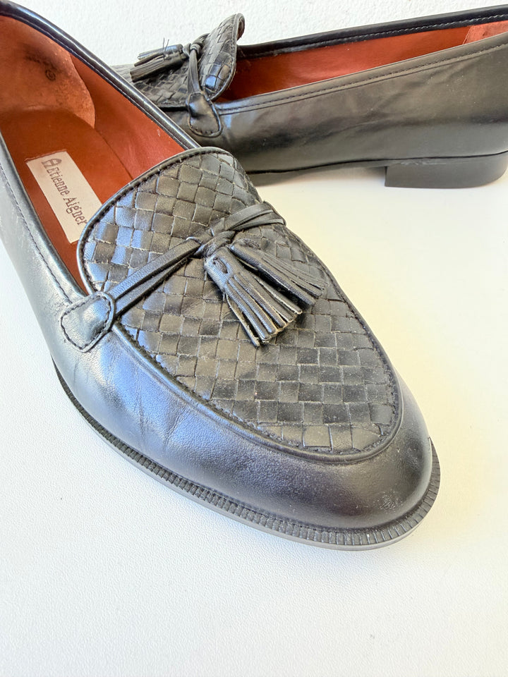 Etienne Ainger Ally Leather Tassel Loafers Size 8M