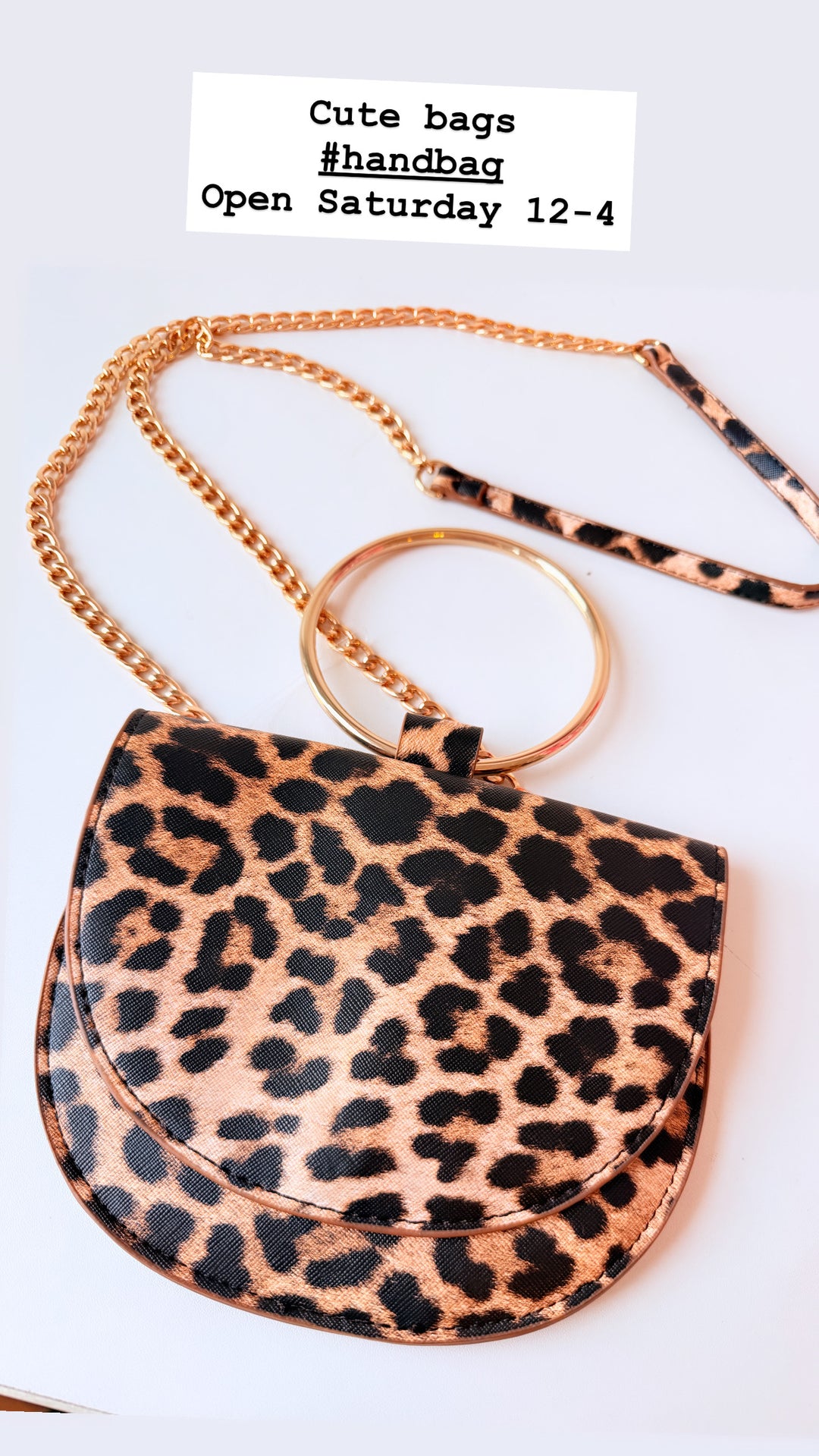 Trouvé Animal Print Crossbody Handbag