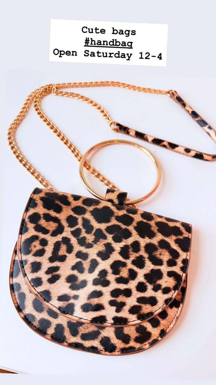 Trouvé Animal Print Crossbody Handbag