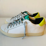 P448 John Low Top Mint/White Sneaker Size 38 New in Box