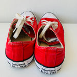 Converse Chuck Taylor All Star Red Canvas Sneakers Size 7.5 Women’s