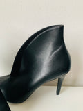 Christian Siriano Izzy Stiletto Peep Toe Ankle Boot Heels in Black Size 11