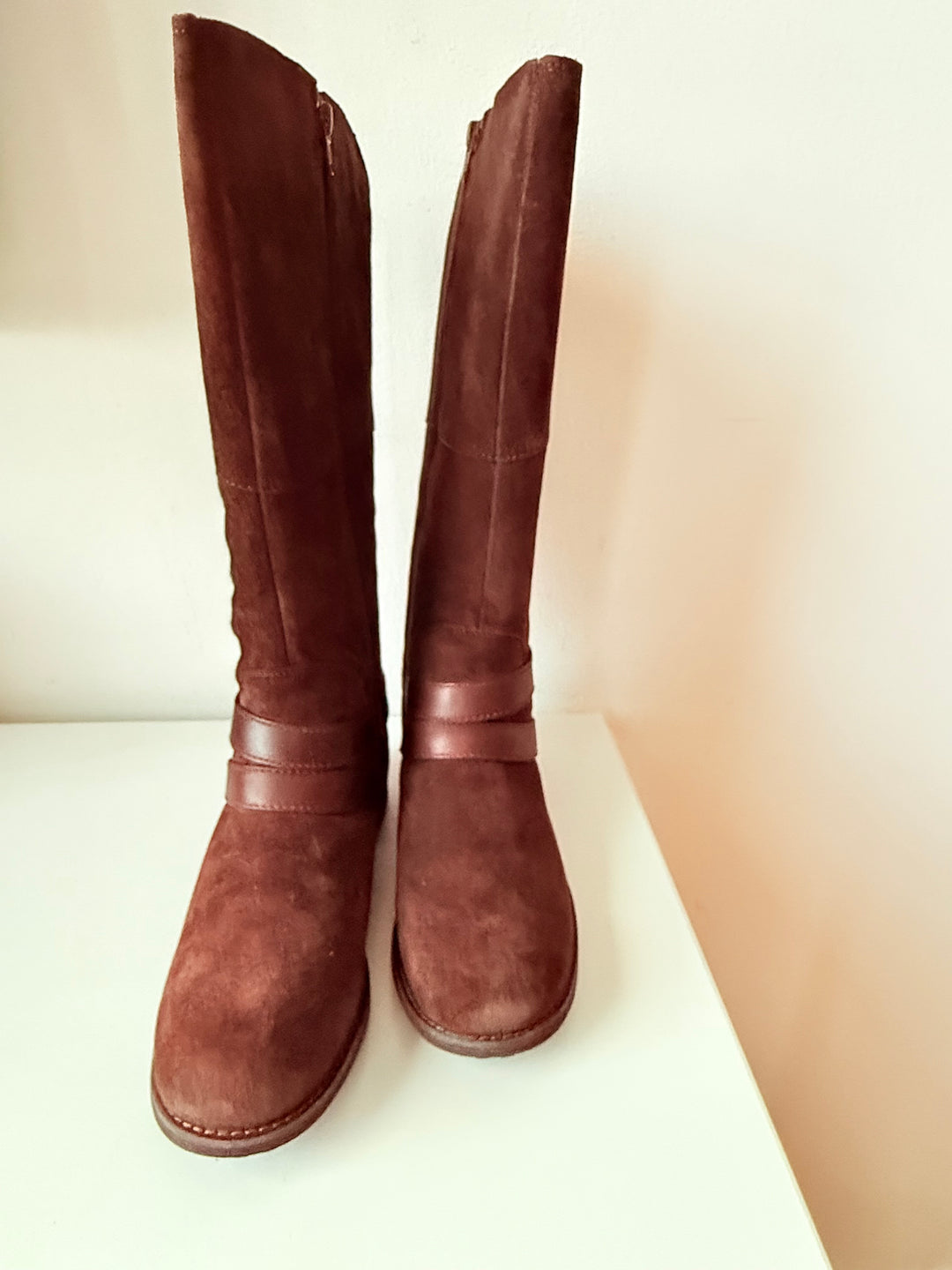 The North Face Women’s Bridgeton Brown Suede Knee Boots Size 8.5
