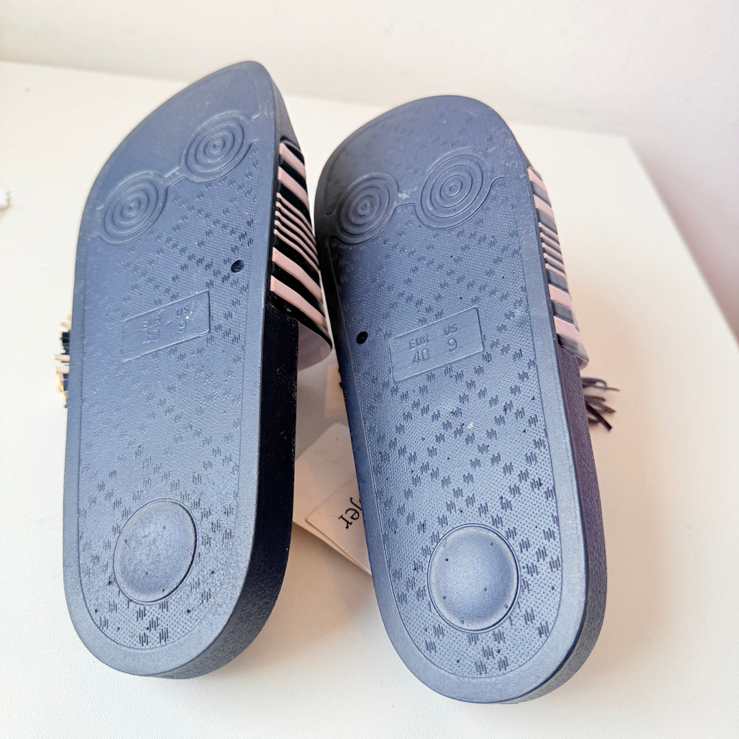 Rodebjer Gaby Slide In Navy & White Size 40 NWT