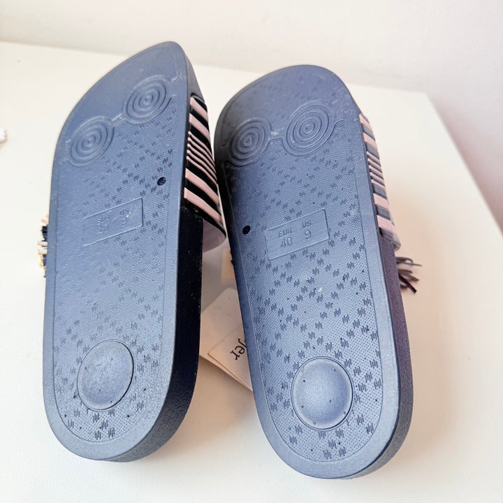 Rodebjer Gaby Slide In Navy & White Size 40 NWT
