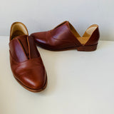 Nisolo Emma d’Orsay Oxford Flat In Brandy Leather Size 7.5