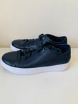 Cole Haan Women’s Leather Crosscourt Sneakers Size 6.5 in Blue