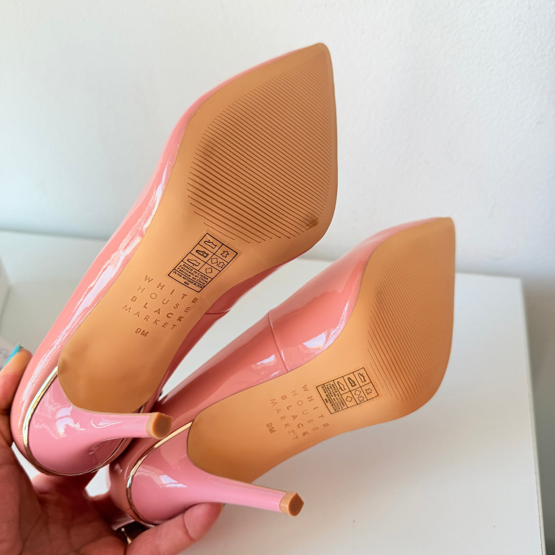 White House Black Market Olivia Antique Bloom Pumps Size 9 New