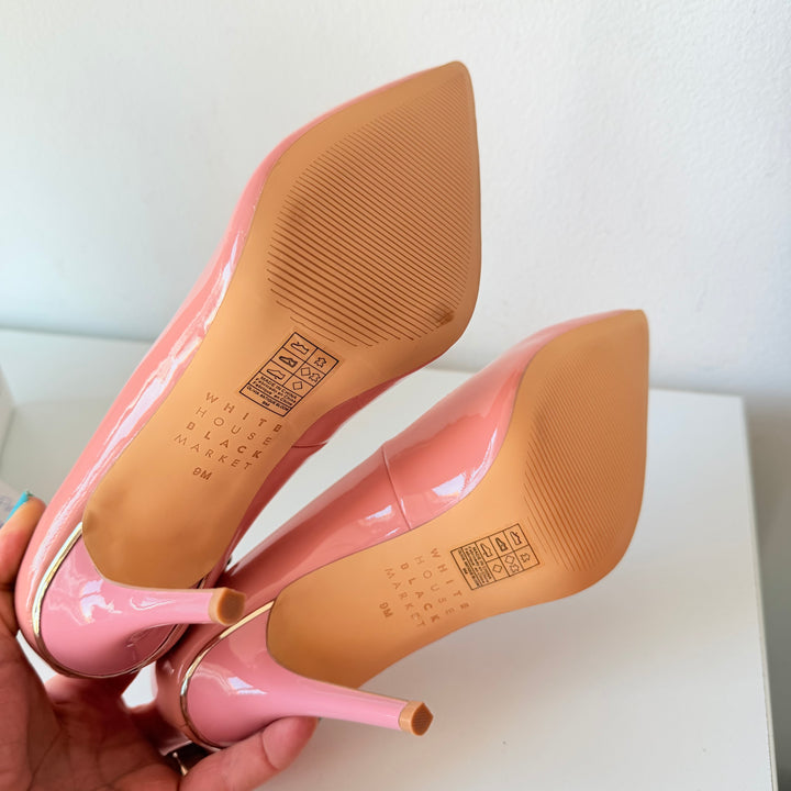 White House Black Market Olivia Antique Bloom Pumps Size 9 New