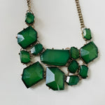 Off To See The Wizard Green Statement Necklace