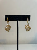 Gold Pearl Earrings