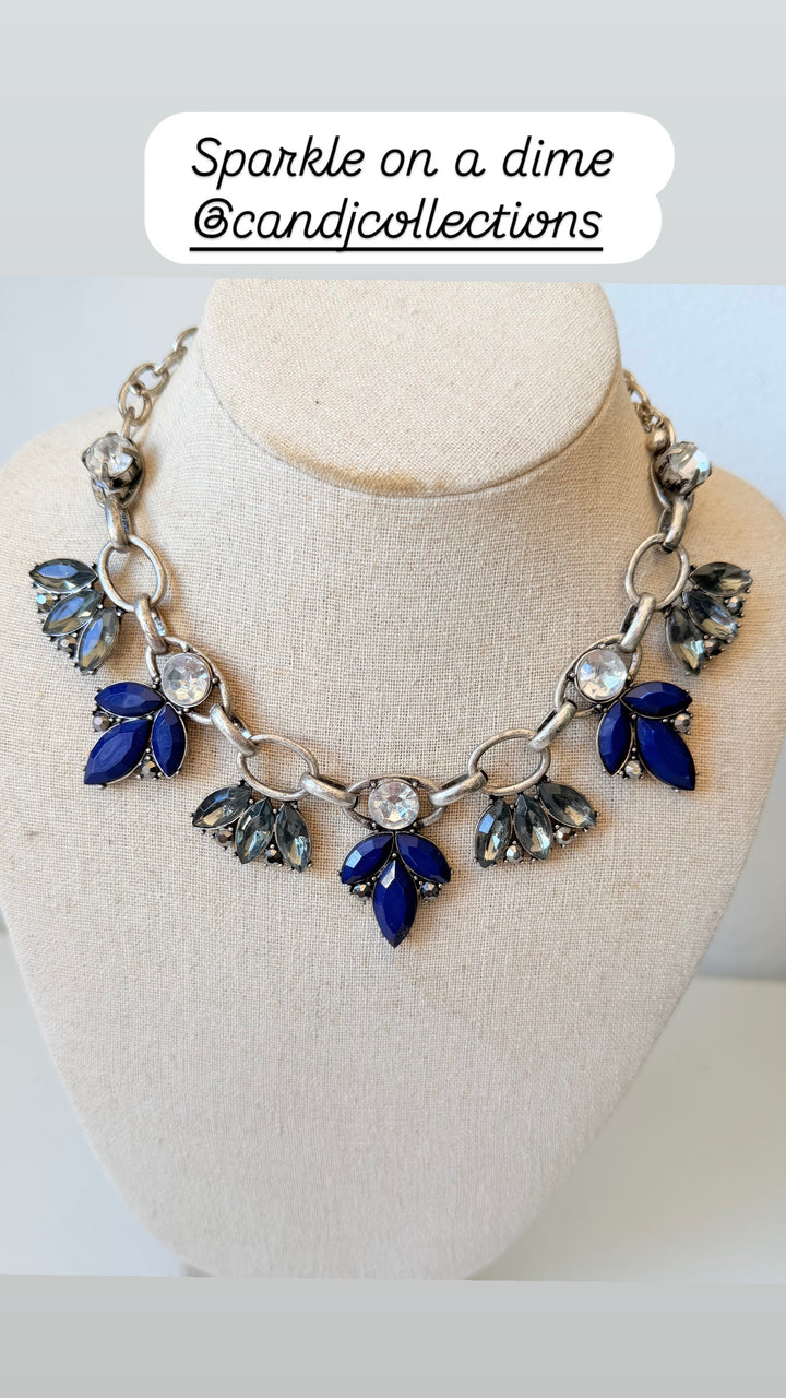 Blue Statement Necklace