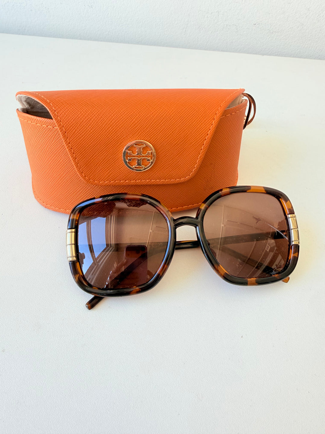 Tory Burch Tortoise Brown Sunglasses TY9063U