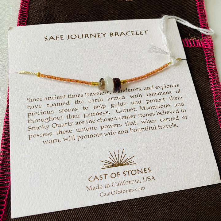 Safe Journey Beaded Bracelet NWT