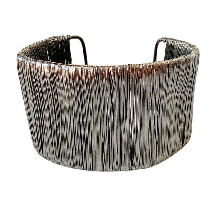 Silver Wire Cuff Bracelet