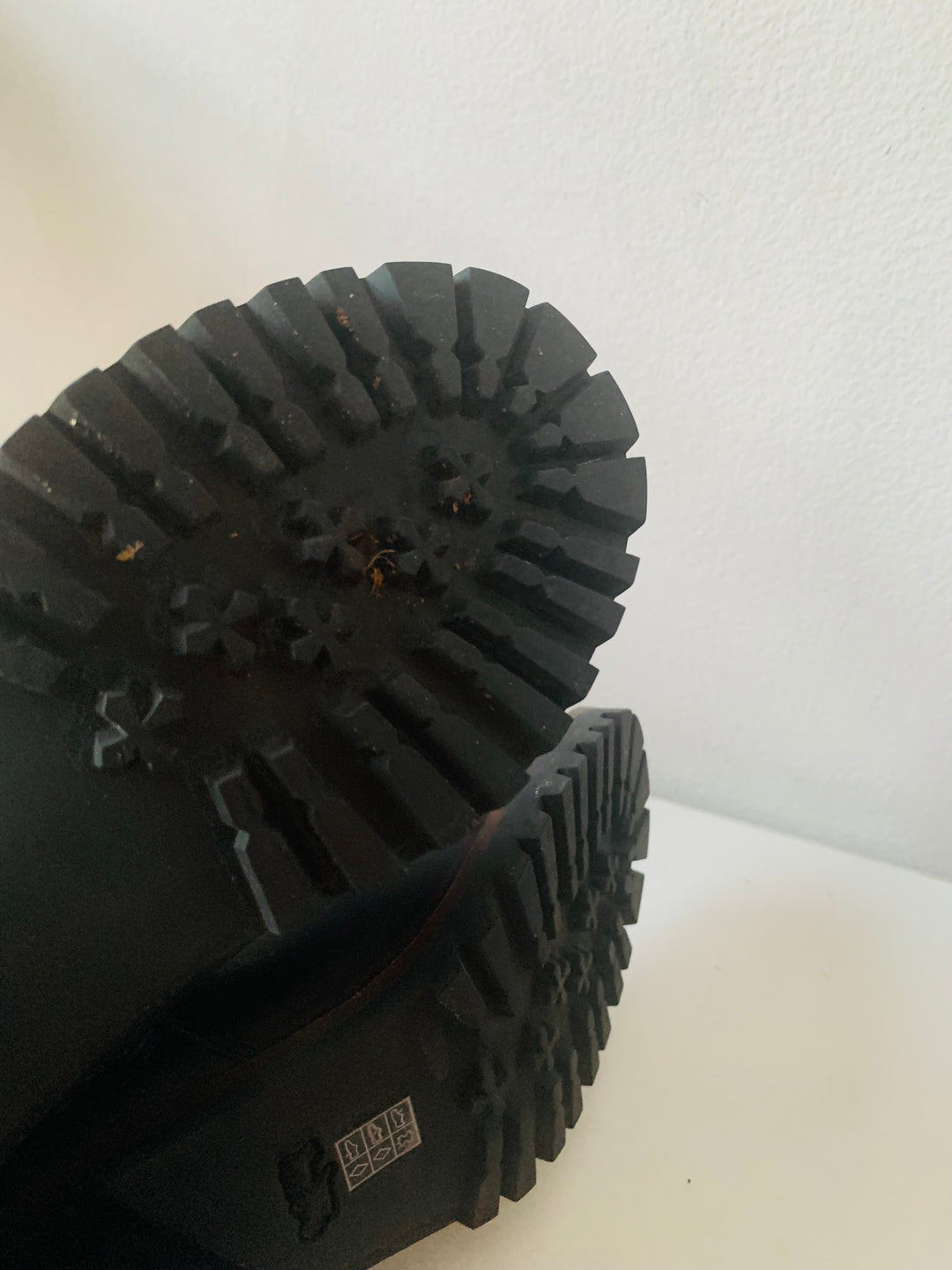 Coach Jadyn LTR Combat Bootie In Black Leather Size 8.5