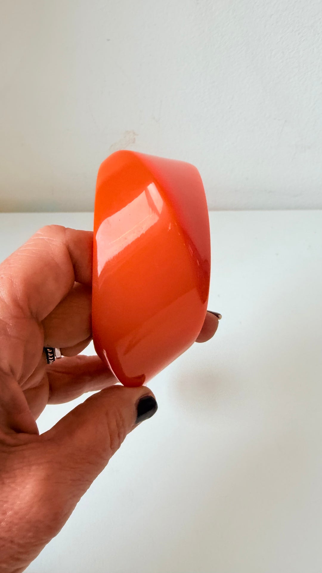 Orange NWT Lucite Funky Bangle