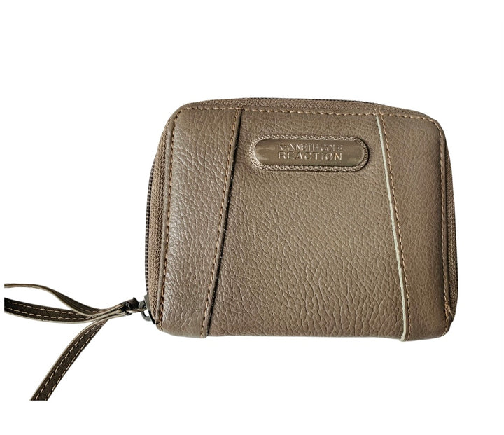 Kenneth Cole Reaction Leather Wallet in Light Brown/Grey