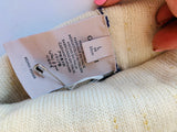 Gucci Authentic Blue , Gold Metallic and Cream Beanie Hat Size Large