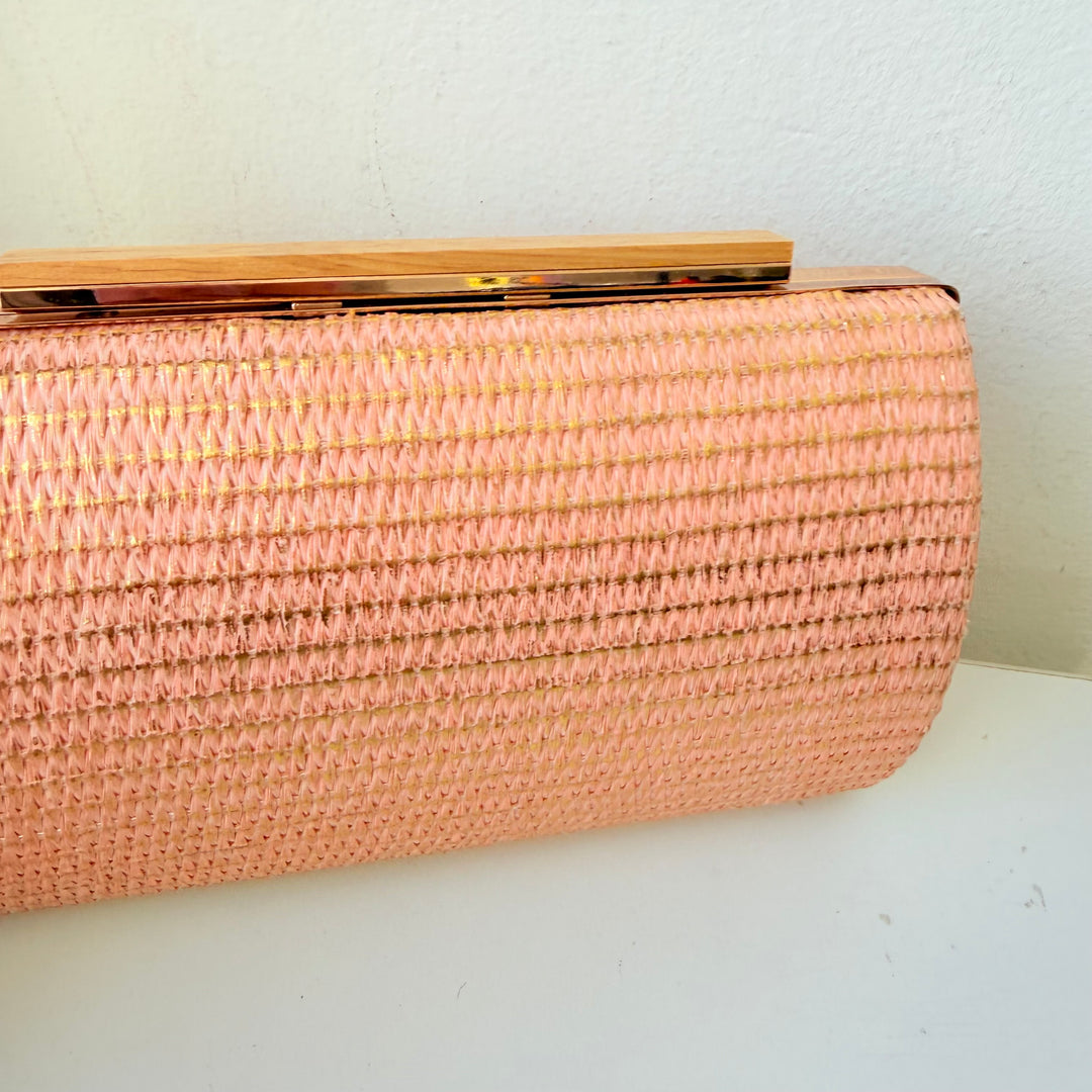 Shiraleah Pink Blush Arlette Minaudeiere Clutch/Crossbody