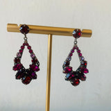 Sorrelli Red Crystal Pierced Earrings