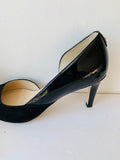 Cole Haan Rendon II Women’s Black Suede and Patent Pump Size 8