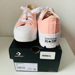 Converse All Star Storm Pink/White Sneaker Lugged OX Size 6.5 Women’s