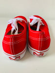 Vans Authentic Skate Shoe Women’s Size 6.5 In Red New In Box