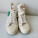 Gola Coaster Vegan Cream and Gold Polka Dot Sneaker Size 9