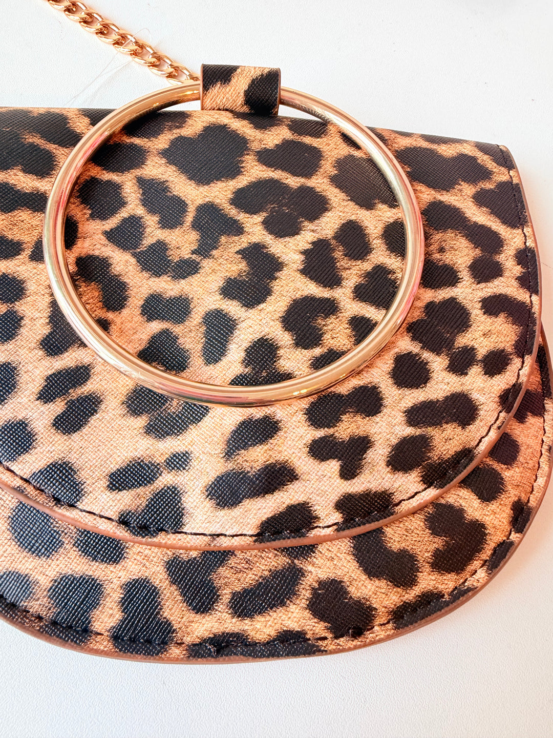Trouvé Animal Print Crossbody Handbag