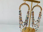 Park Lane Jewelry Crystal Drop Multi Color Pierced Earrings