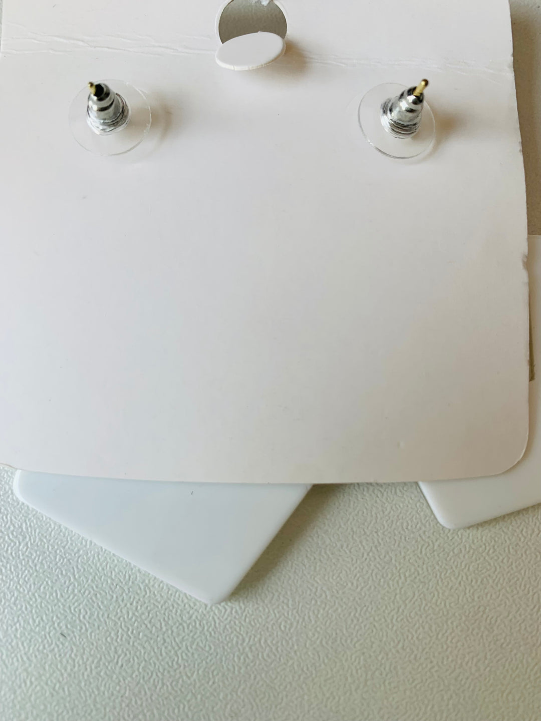 White & Black Statement Earrings