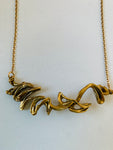 Rook & Crow Made By Hand Necklace in Gold Tone