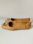 Anne Klein Aggie IFlex Cork Ballet Flats Size 7.5 New in Box