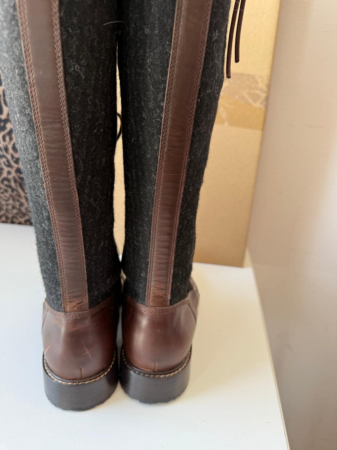 Woolrich Women’s Roadhouse Salt Marsh Conductor Stripe Boots Size 8