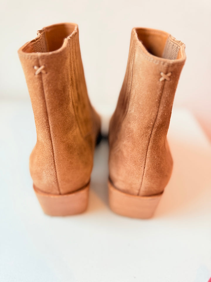 Rag & Bone Rover Boots In Camel Suede Size 41