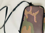 Coach Leather Camo Crossbody Hanbag