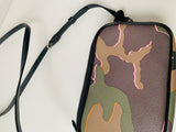 Coach Leather Camo Crossbody Hanbag