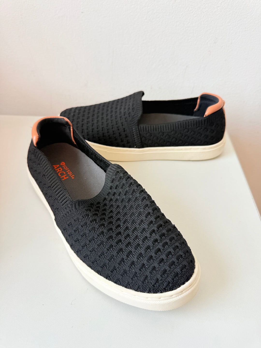 Kelly & Katie Kk-Estarr Black Slip On Shoes Size 7.5 Wide