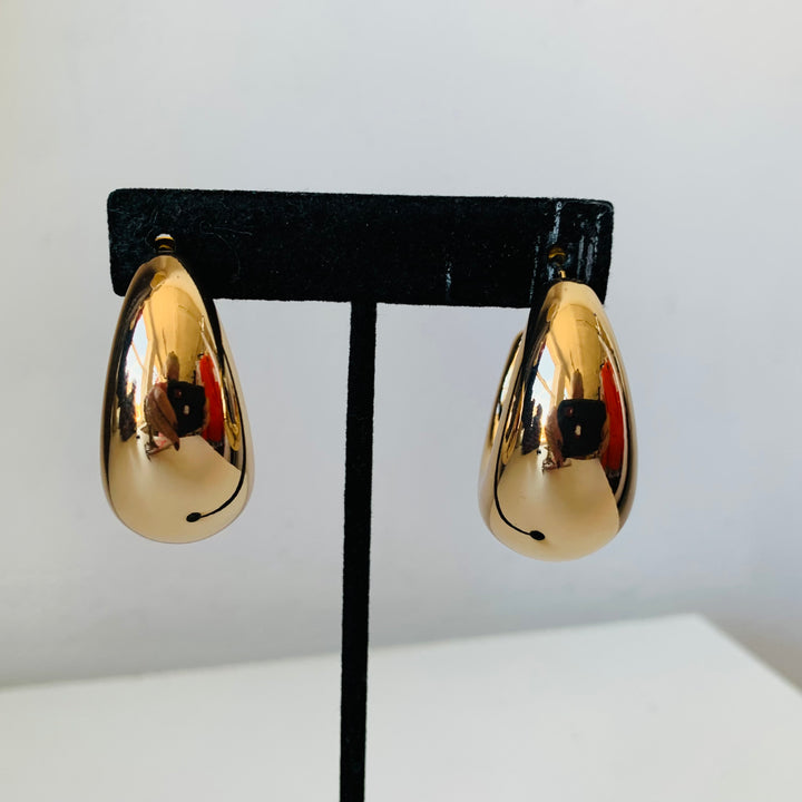 Gold Tone Statement Hoops