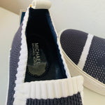 Michael Kors Black and White Mesh Slip On Sneaker Size 6.5 NWT