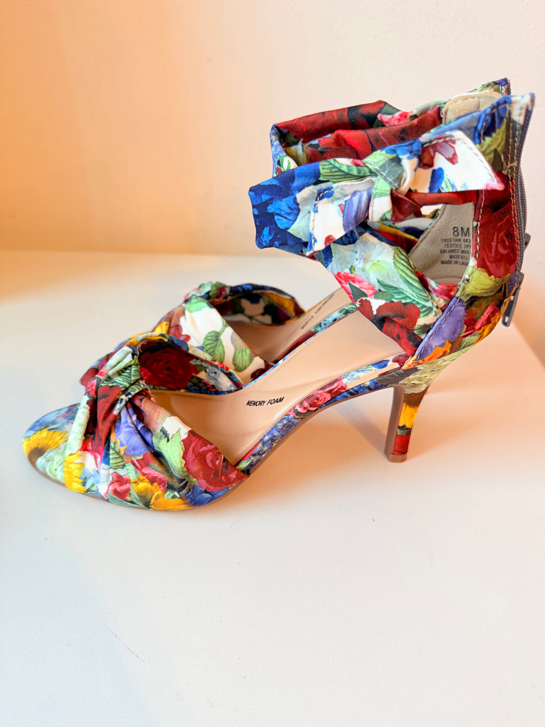 Impo Tristan Floral Heeled Sandal Size 8