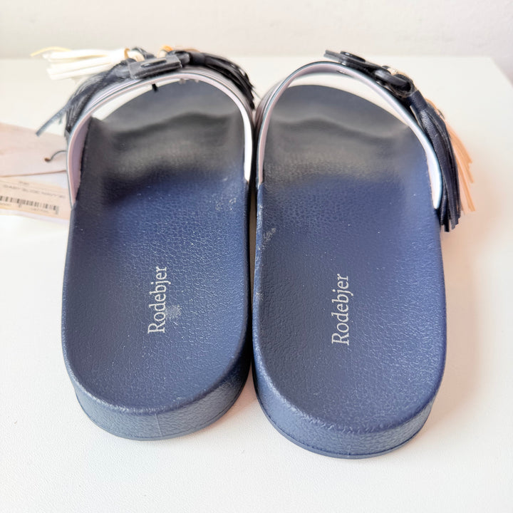 Rodebjer Gaby Slide In Navy & White Size 40 NWT