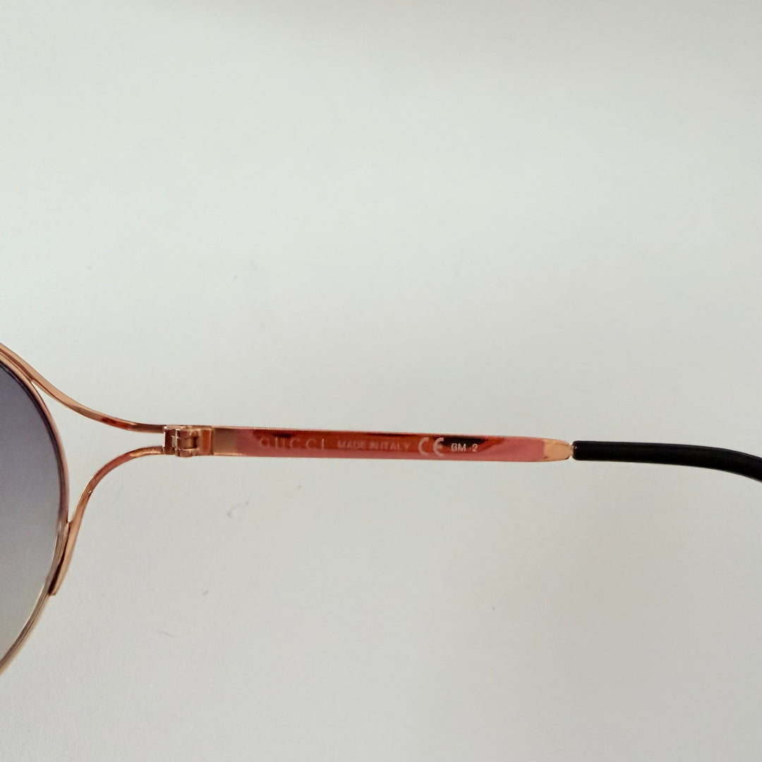Gucci 4216 Gold Aviator Sunglasses